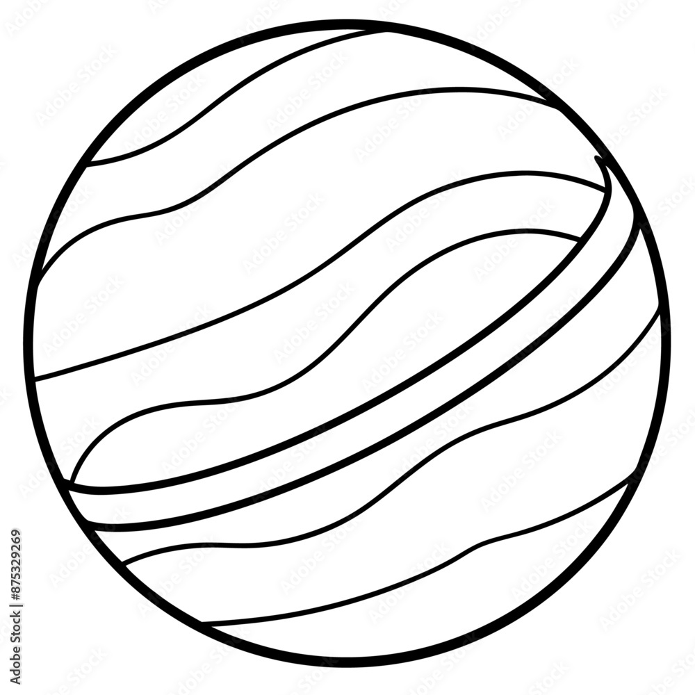 planet outline coloring book page line art illustration digital drawing planet outline coloring book page line art illustration digital drawing
