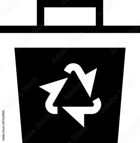 recycle trash bin Icon
