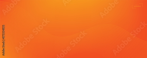 Abstract vector orange gradient wave background. EPS10
