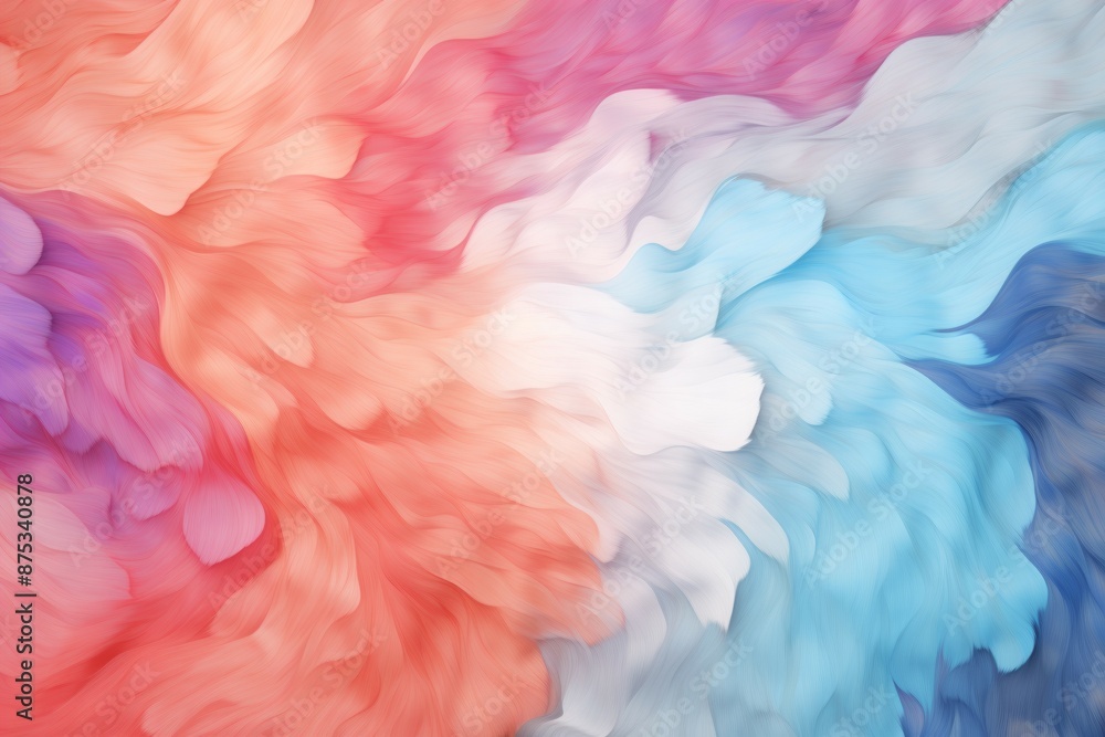 Fototapeta premium Fur Material Structure Background - Generative AI