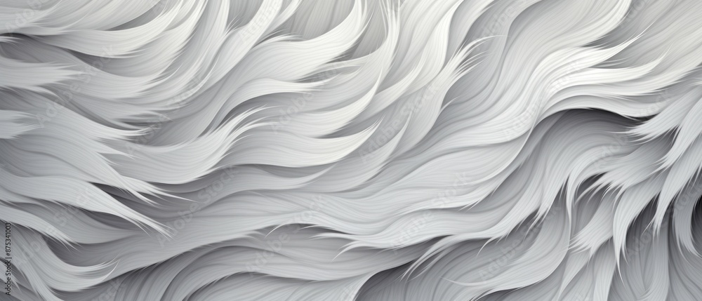 Fur Material Structure Background - Generative AI Fur Material Structure Background - Generative AI