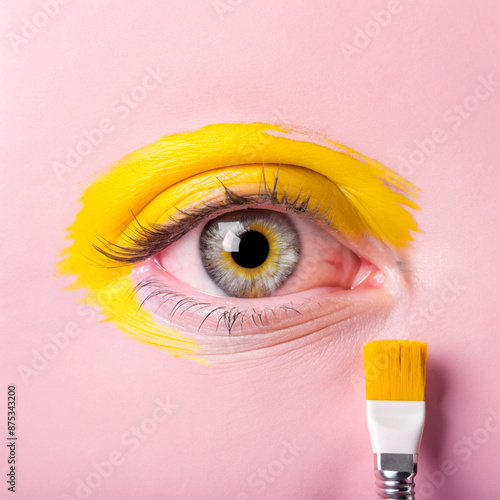 eye of a person, eye of the child. Close-Ups of Adult and Child Eyes in Stunning Photography