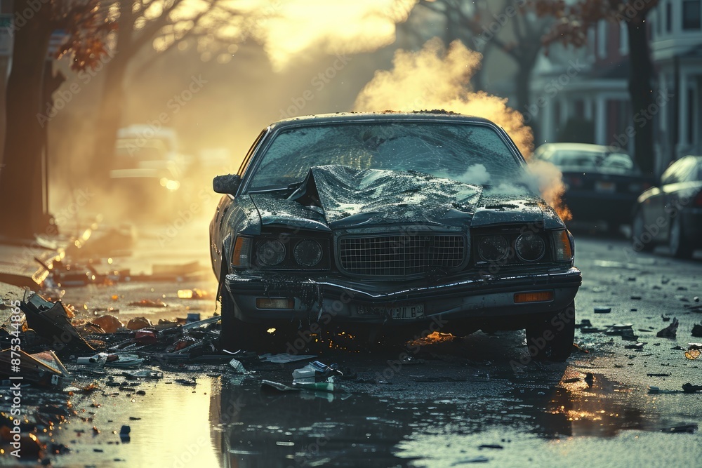 Crash Site Chronicles: Residential Street Disaster Crash Site Chronicles: Residential Street Disaster
