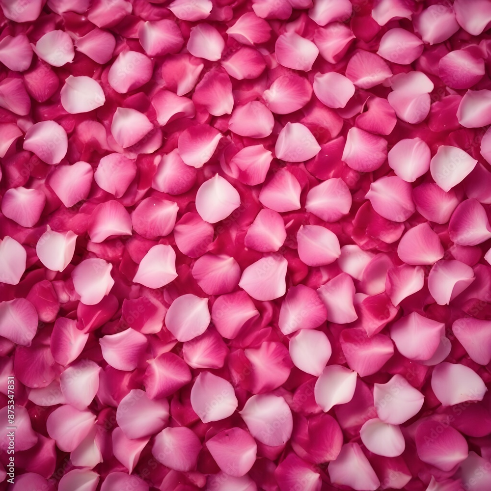 Vibrant pink rose petals background Vibrant pink rose petals background