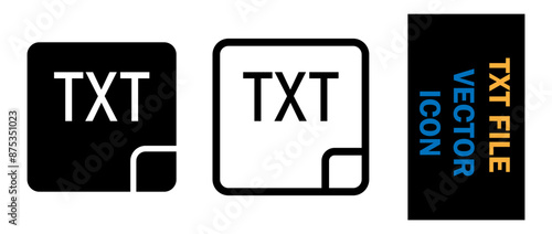 txt File format icon,Document format file icon