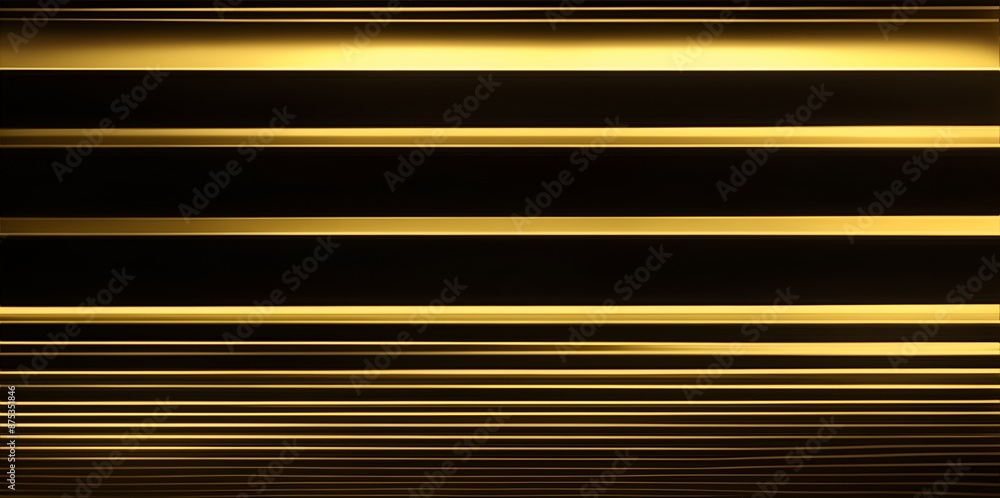 Abstract Golden Flow: Curved Lines in Shades of Gold and Pink against a Dark Background