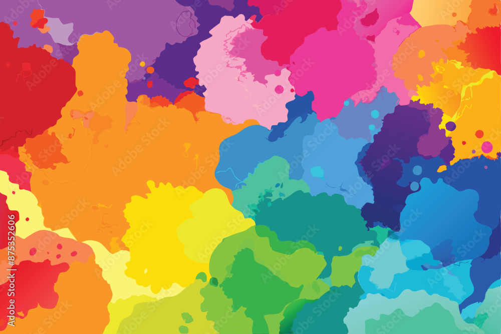 Obraz premium Vector coloring background art design Illustration
