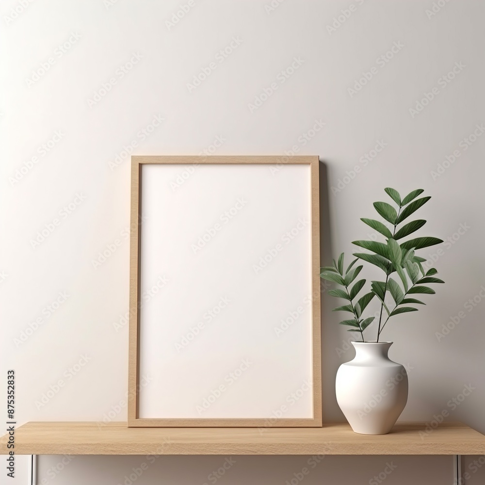 room with a picture frame room with a picture frame