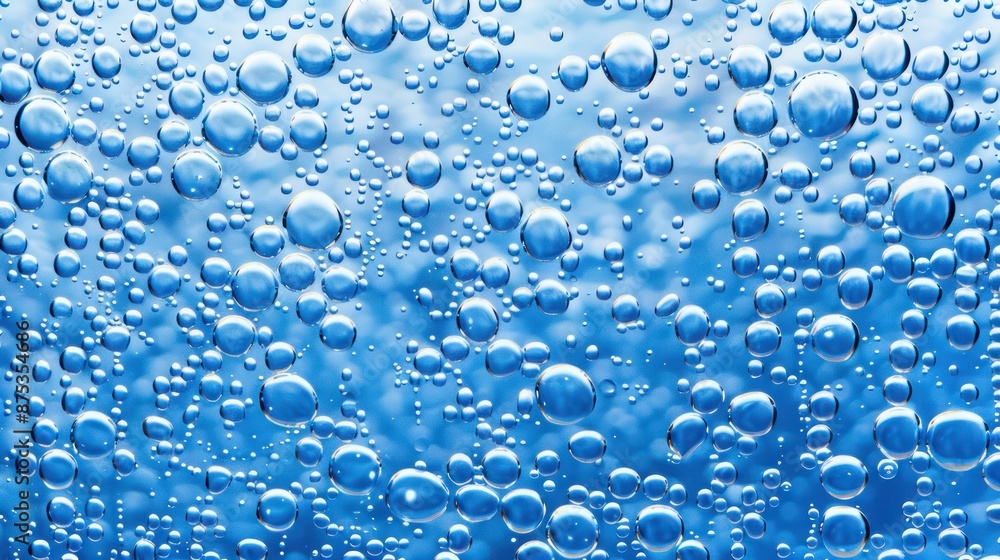 Abstract illustration Clear water surface with bubbles. beautiful white background. close up Abstract illustration Clear water surface with bubbles. beautiful white background. close up