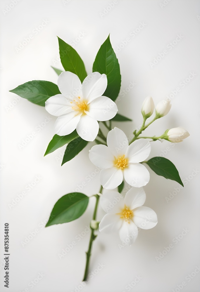 jasmine white flower isolated on white background
jasmine white flower isolated on white background