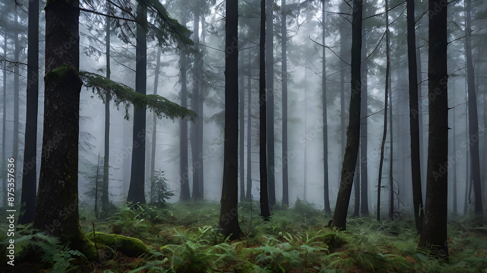 Foggy forest Foggy forest