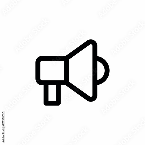 bullhorn megaphone speaker announcement icon
