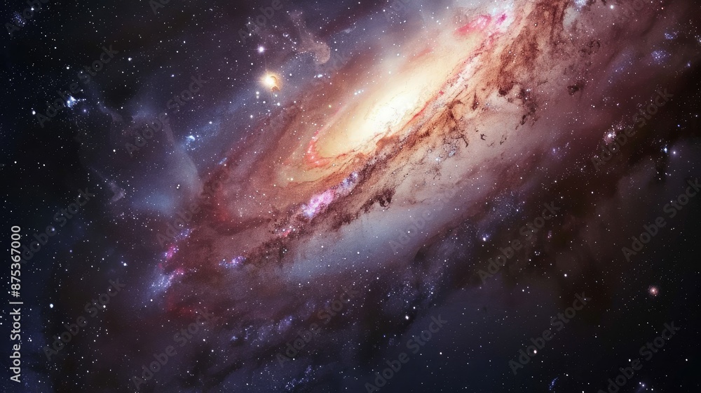 Elegant Space and Galaxy Background Elegant Space and Galaxy Background