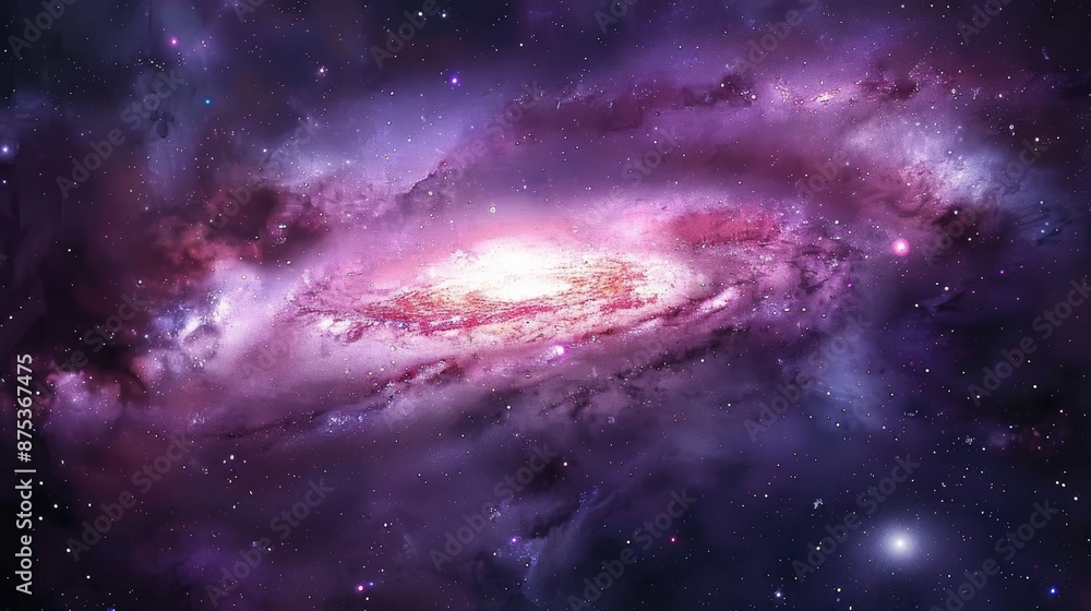 Fototapeta premium Aesthetic Space and Galaxy Wallpaper