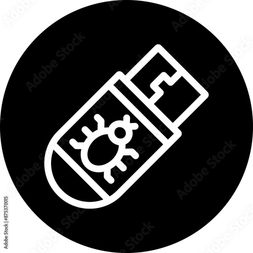 Boot Sector Vector Line White Circle Black