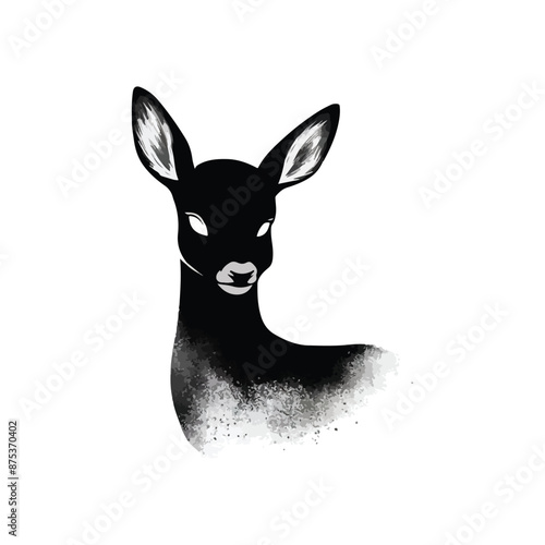 Deer silhouette vector