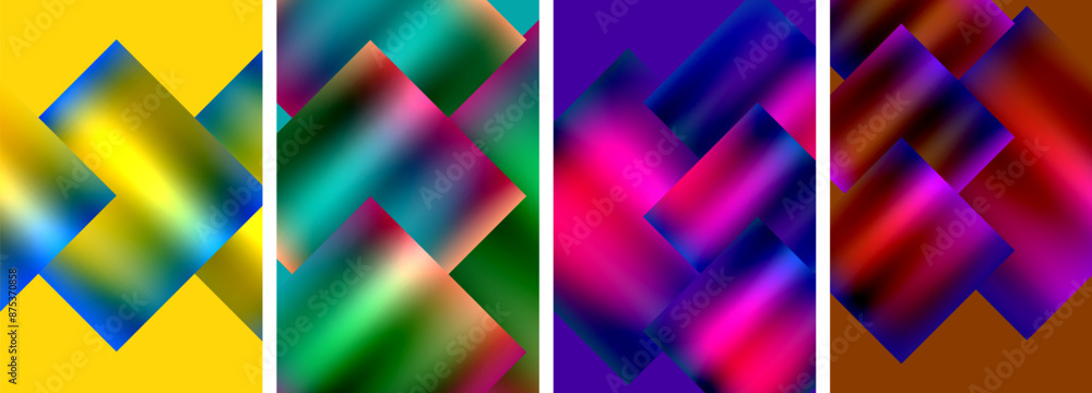Metallic glossy square concept posters. Vector illustration For Wallpaper, Banner, Background, Card, Book Illustration, landing page Metallic glossy square concept posters. Vector illustration For Wallpaper, Banner, Background, Card, Book Illustration, landing page