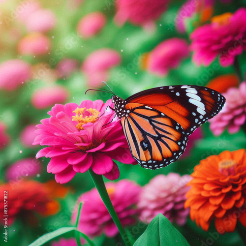 Monarch, Beautiful Butterfly Photography, Beautiful butterfly on flower, Macro Photography, Beautiful Nature