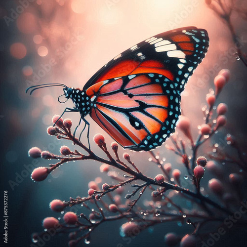 Monarch, Beautiful Butterfly Photography, Beautiful butterfly on flower, Macro Photography, Beautiful Nature