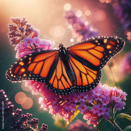 Monarch, Beautiful Butterfly Photography, Beautiful butterfly on flower, Macro Photography, Beautiful Nature