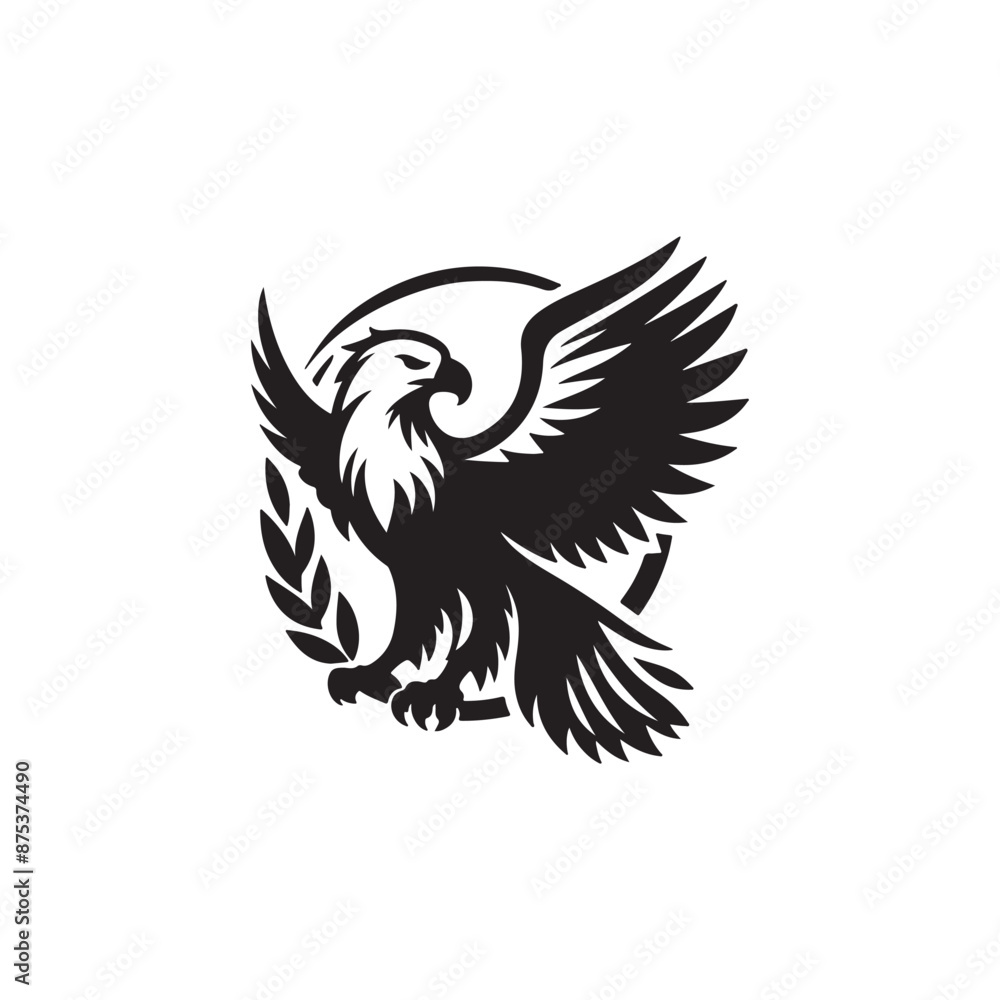 eagle silhouette vector illustration eagle silhouette vector illustration