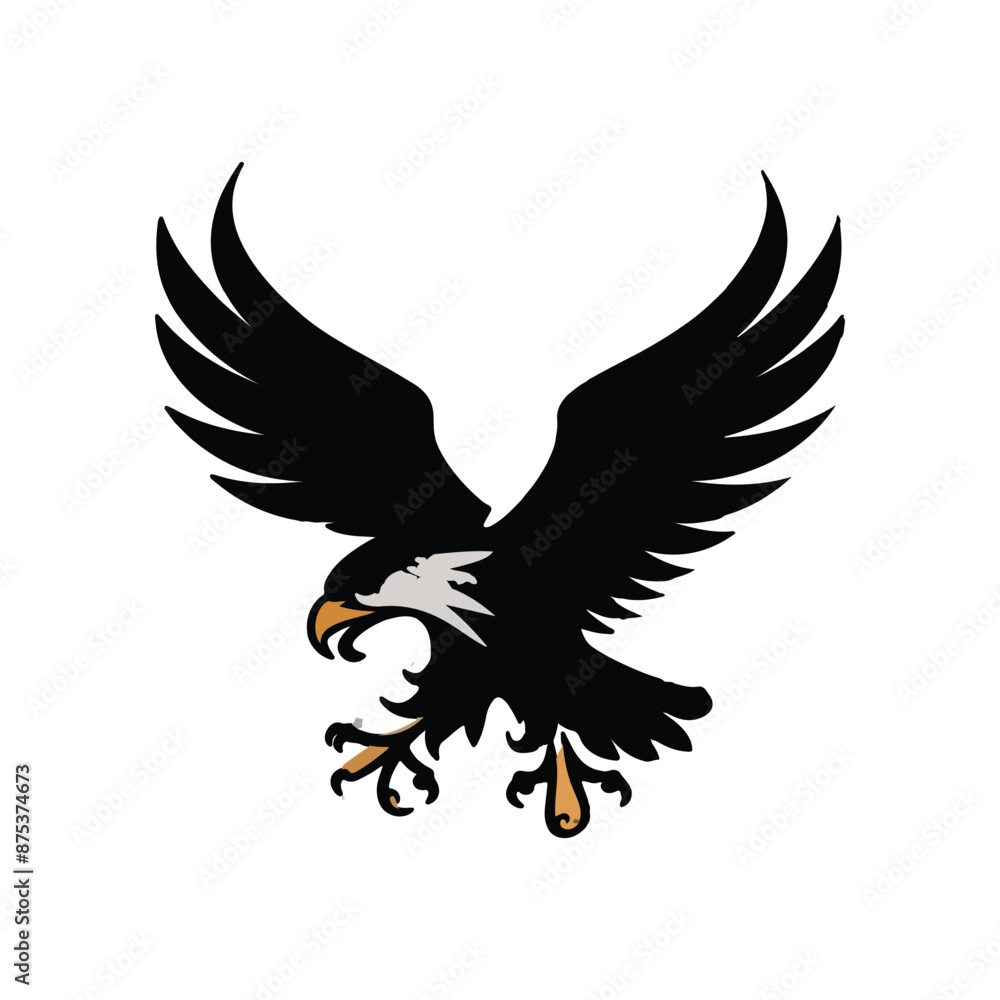 eagle silhouette vector illustration eagle silhouette vector illustration