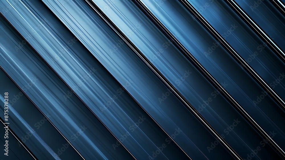 Blue metal surface with diagonal lines and shadows, creating an industrial look for banner templates. Blue metal surface with diagonal lines and shadows, creating an industrial look for banner templates.