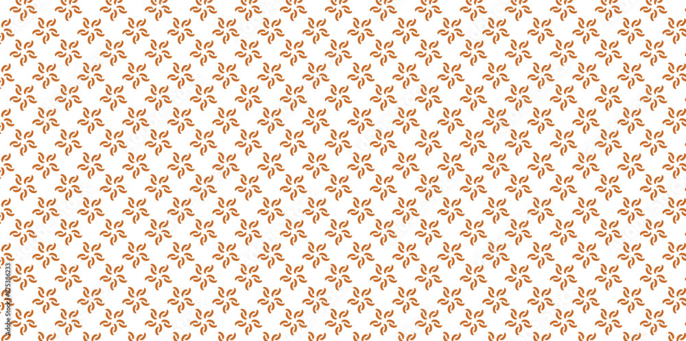Golden vector floral seamless pattern. Abstract luxury geometric ornamental texture with small flower silhouettes. Gold and white simple ornament in oriental style.
Golden vector floral seamless pattern. Abstract luxury geometric ornamental texture with small flower silhouettes. Gold and white simple ornament in oriental style.