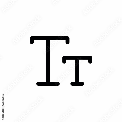 text font size sign icon