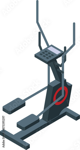 Elliptical trainer machine providing cardio workout at home to stay fit