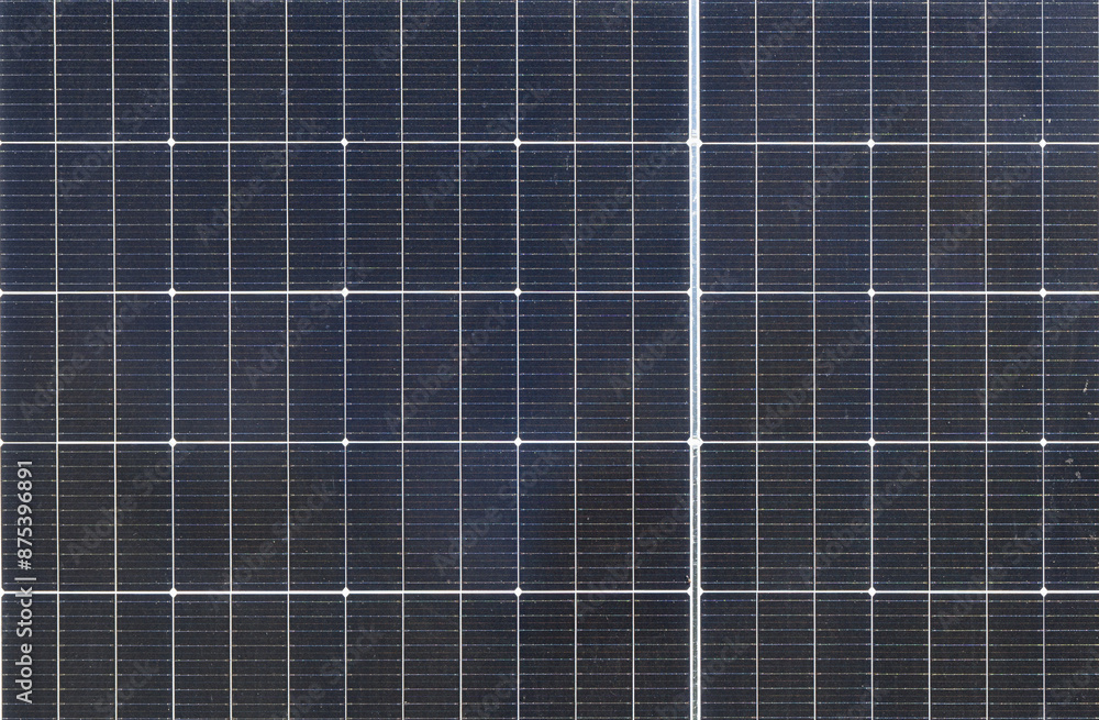 Detailed shot of a solar panel Detailed shot of a solar panel