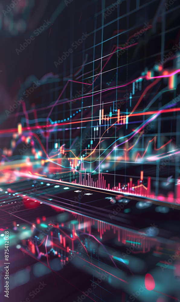 Dynamic Digital Data Streams on a Circuit Board Background Dynamic Digital Data Streams on a Circuit Board Background