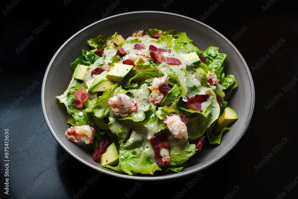 Luscious California Caesar Salad with Homemade Dressing Luscious California Caesar Salad with Homemade Dressing