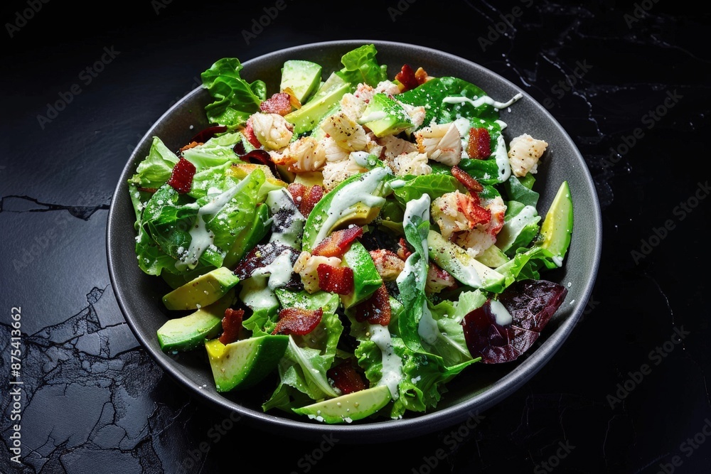 Luscious California Caesar Salad with Homemade Dressing Luscious California Caesar Salad with Homemade Dressing