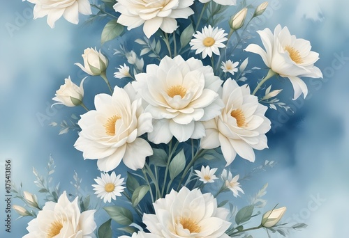 Elegant flowers design pattern