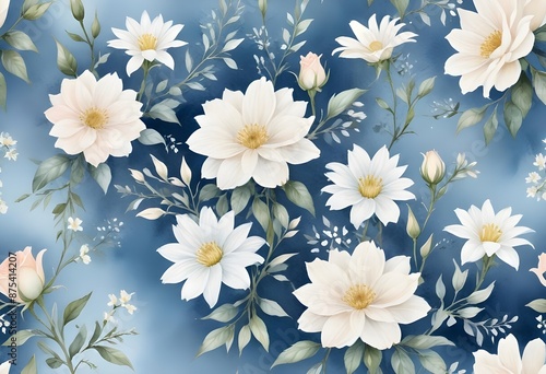 Elegant flowers design pattern