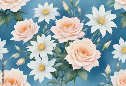 Elegant flowers design pattern