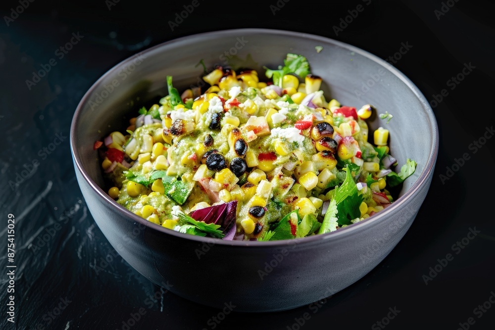 Satisfying Charred Corn Salad with Creamy Tomatillo Dressing Satisfying Charred Corn Salad with Creamy Tomatillo Dressing