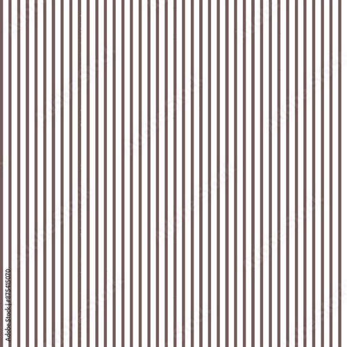 Brown Vertical Thin Lines Pattern. Abstract Striped Background. Straight Lines Design Element.