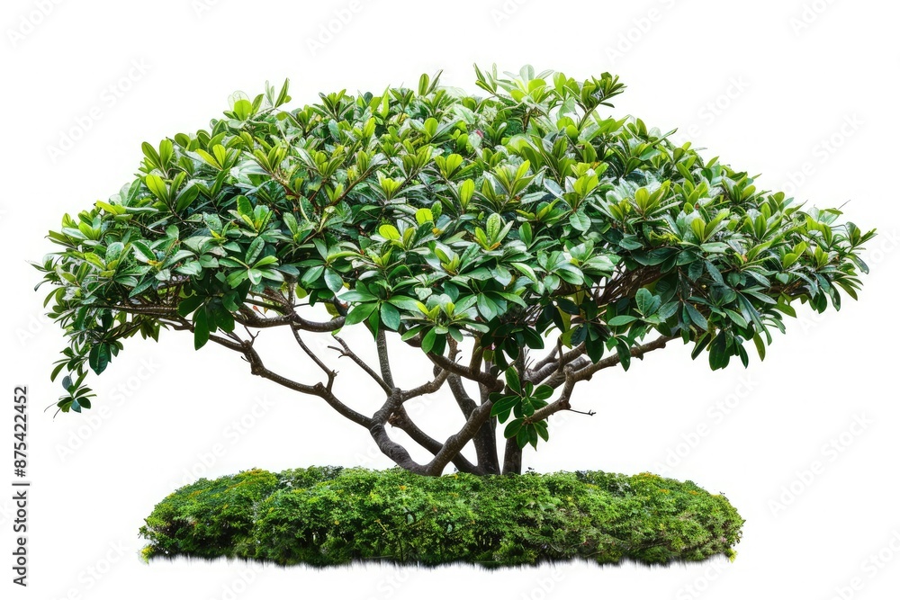 Isolated tropical jungle plant with clipping path Isolated tropical jungle plant with clipping path