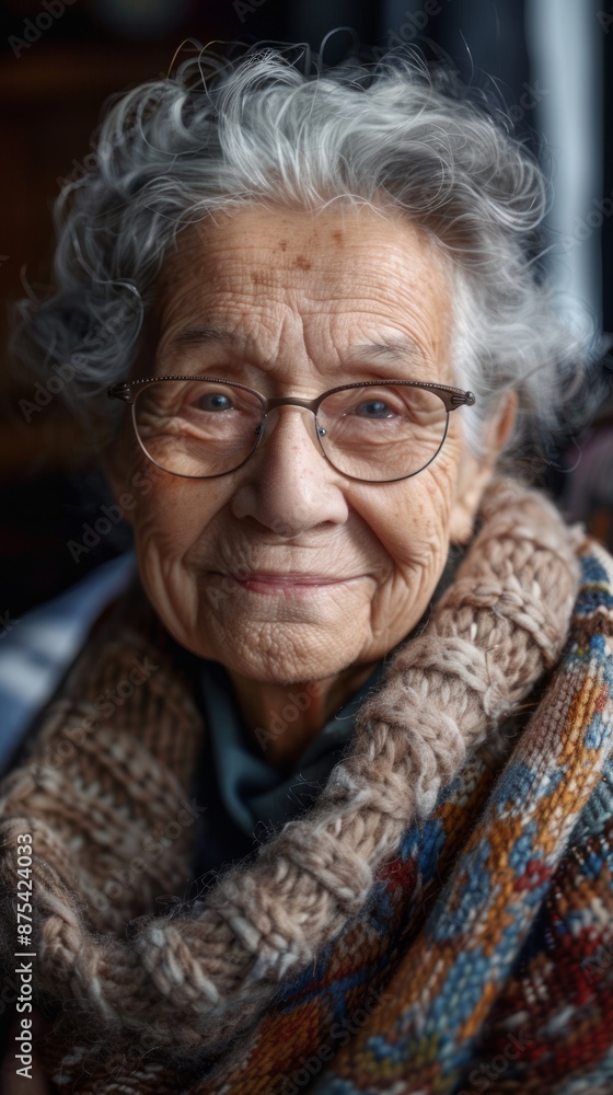 Elderly German woman with a kind smile Elderly German woman with a kind smile