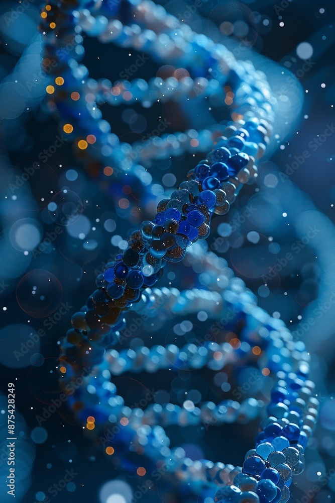 Futuristic Biogenetics Exploration and DNA Analysis Technology. Futuristic Biogenetics Exploration and DNA Analysis Technology.