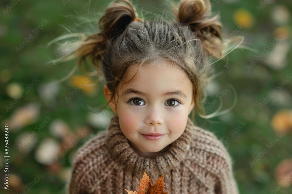 Portrait of Child Outdoors Portrait of Child Outdoors