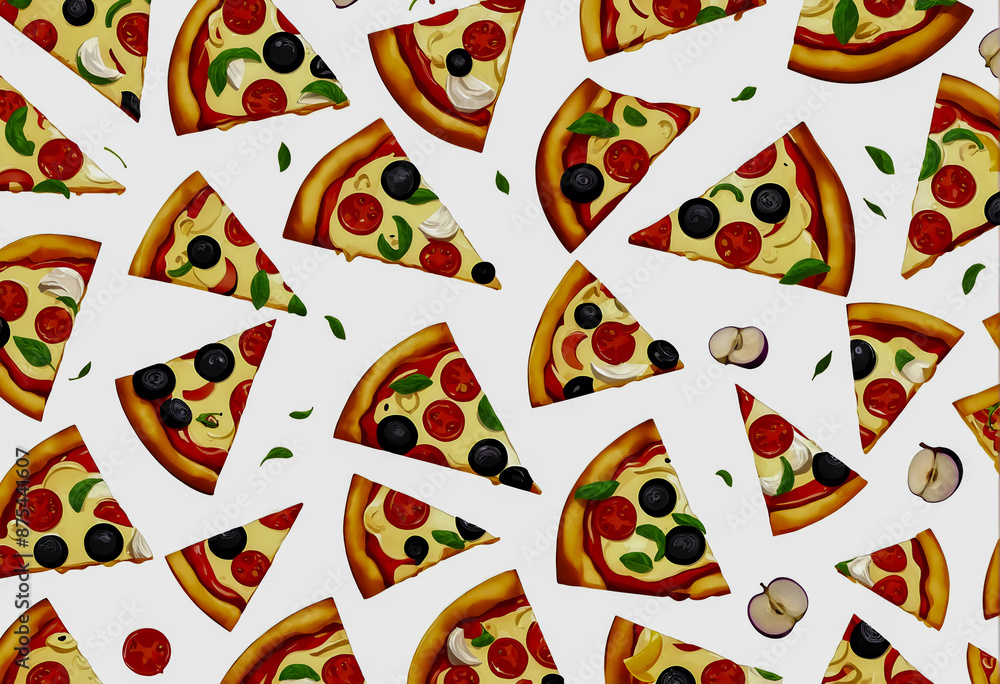 Delicious pizza fastfood meal. Food background Delicious pizza fastfood meal. Food background