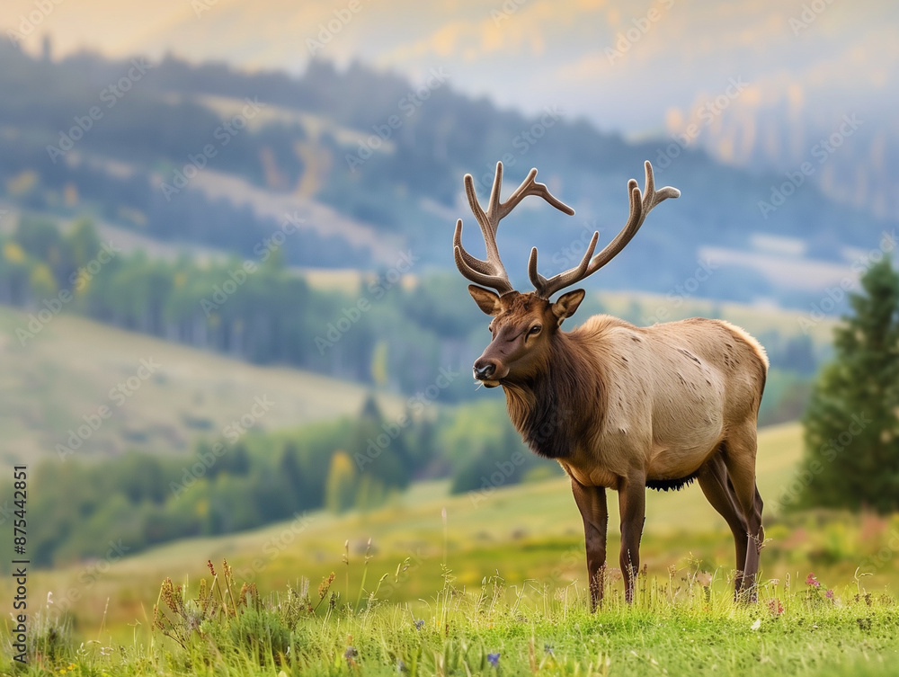 Naklejka premium deer in the forest