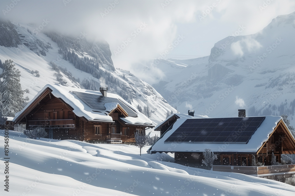 Fototapeta premium solar panels, alternative, clean, source of energy,