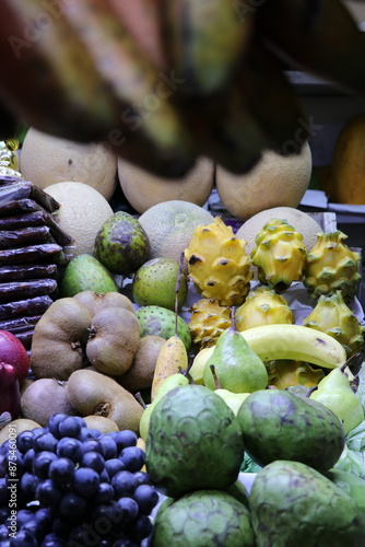 Marché alimentaire - fruit exotique d'Amérique du Sud photo