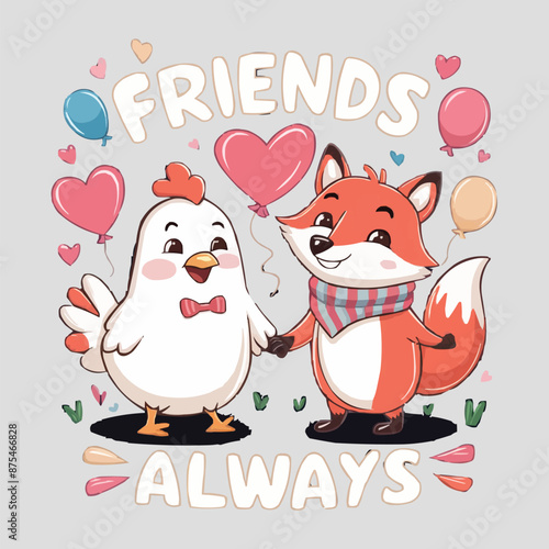 Best Pals Always. friends forever, tee shirt print.