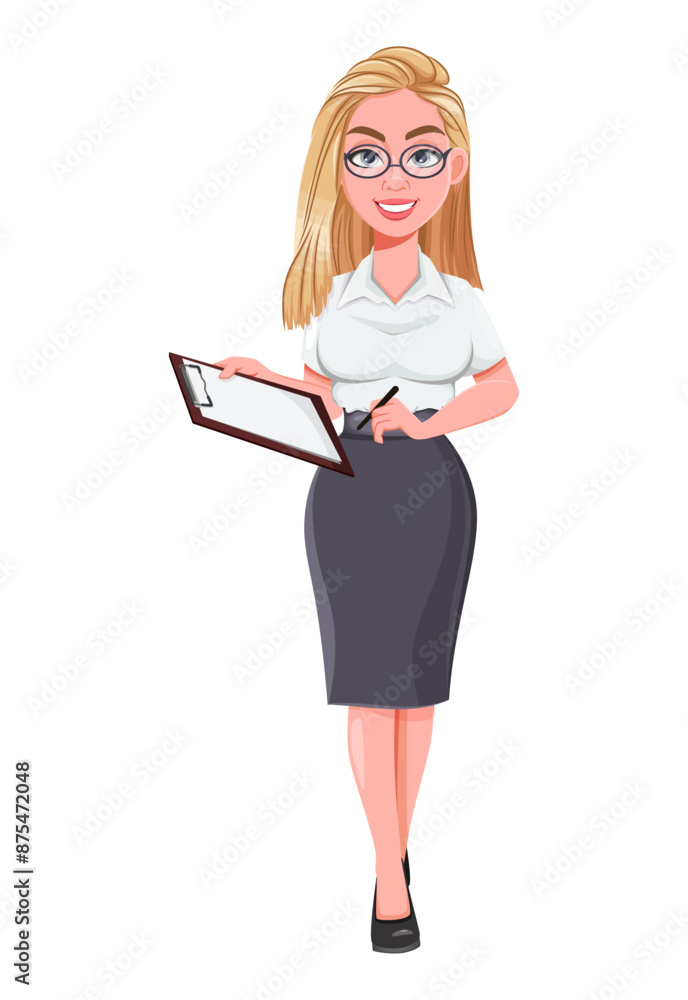 Beautiful blonde business woman Beautiful blonde business woman
