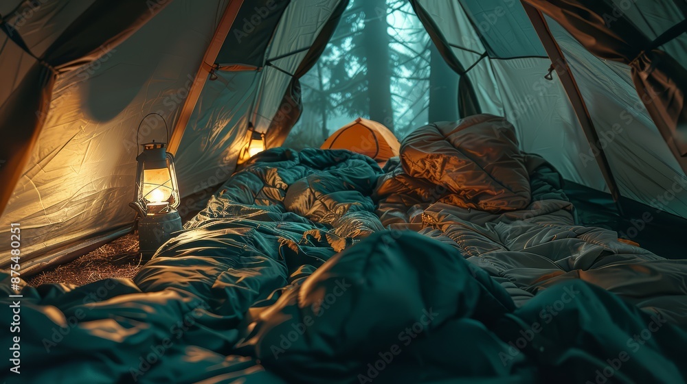 Inside a tent, faint shadows dance on the fabric as moonlight filters through the trees Inside a tent, faint shadows dance on the fabric as moonlight filters through the trees